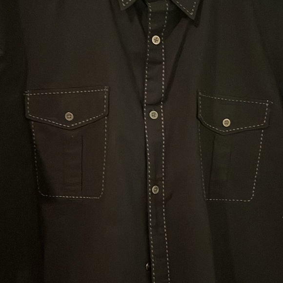 Men’s casual button-down, short sleeve shirt. XXL - Picture 2 of 8